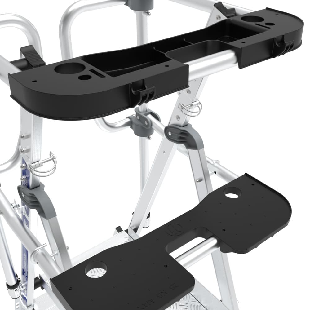 2 tablettes porte-outils amovibles interchangeables