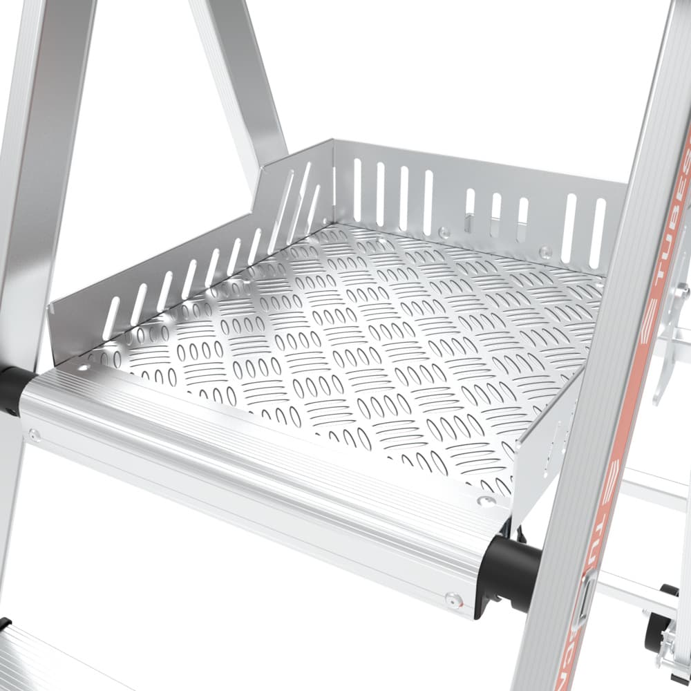 Plancher antidérapant en aluminium