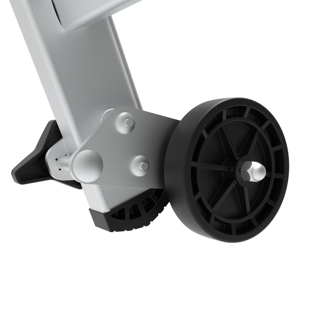 Roues de déplacements arrière escamotables