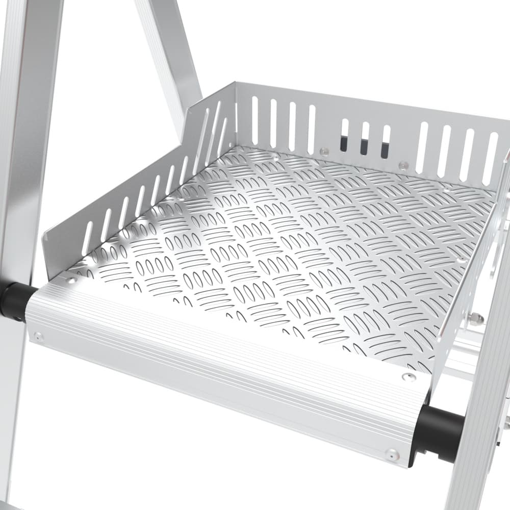 Plancher antidérapant en aluminium