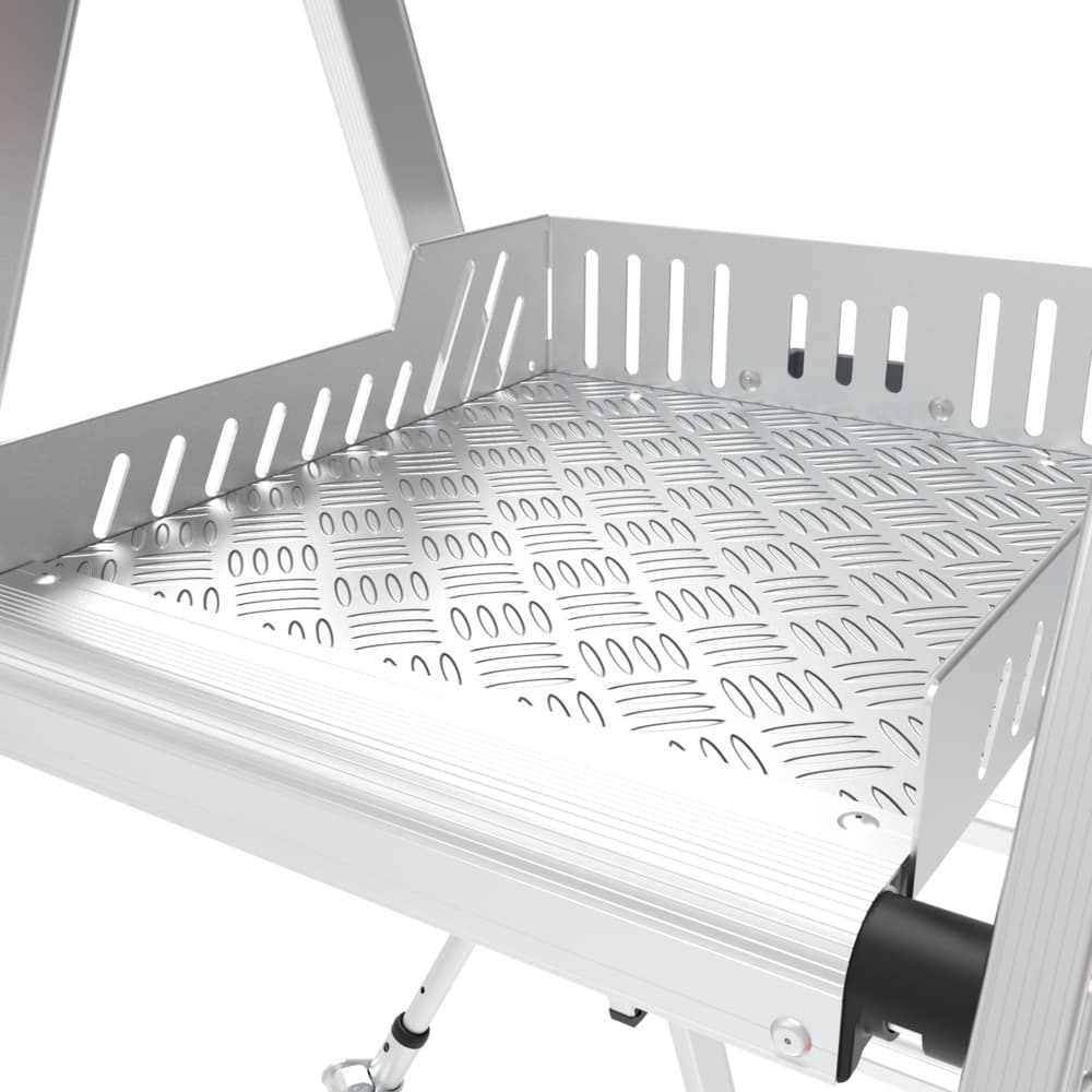 Plancher antidérapant en aluminium