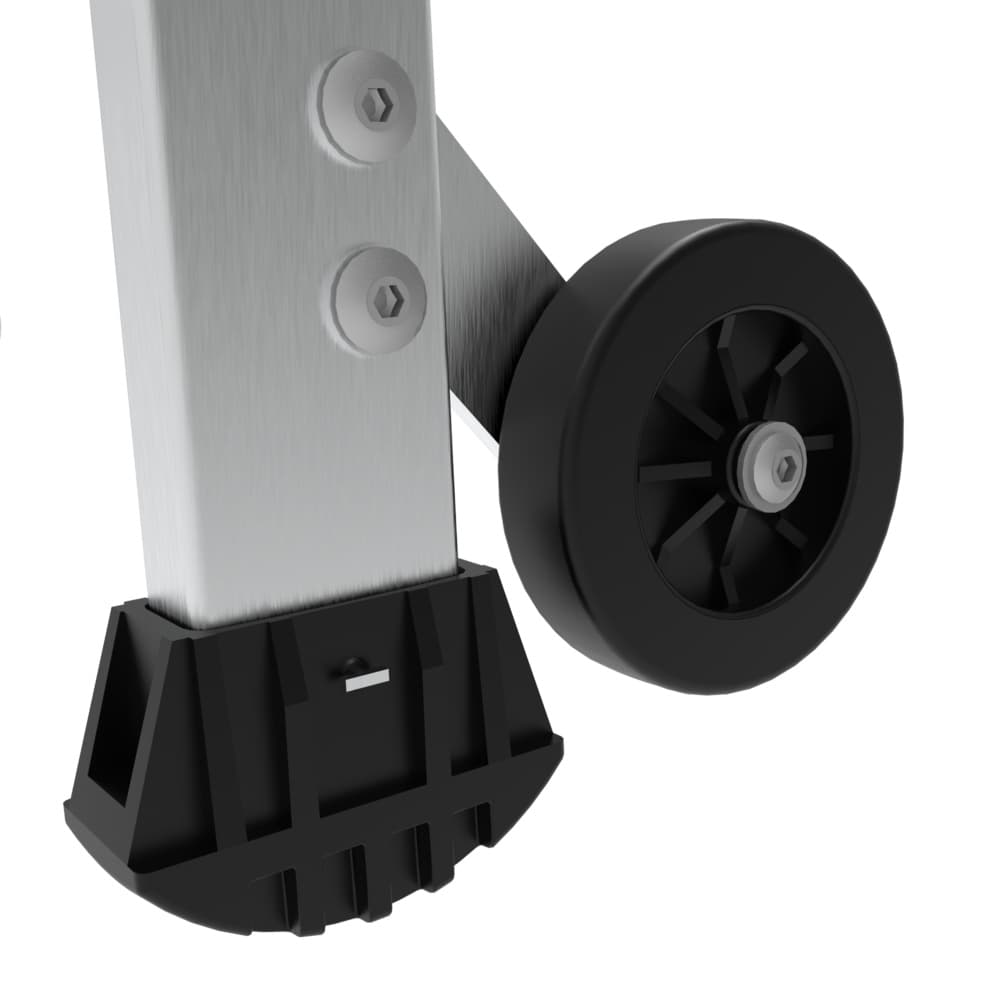 Kit 2 roues Ø 100 mm en option