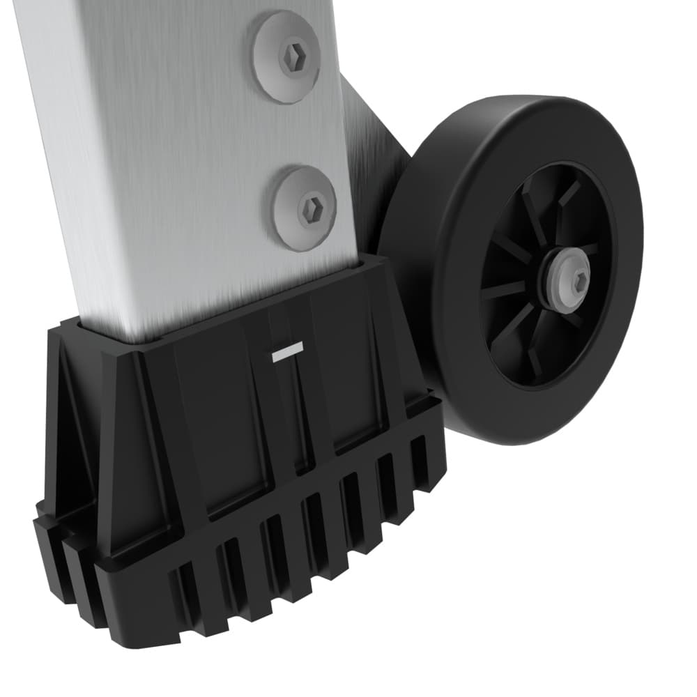 Kit 2 roues Ø 100 mm en option