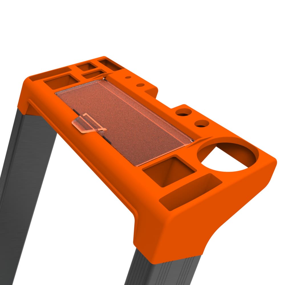 Porte-outils avec fermeture intégrée