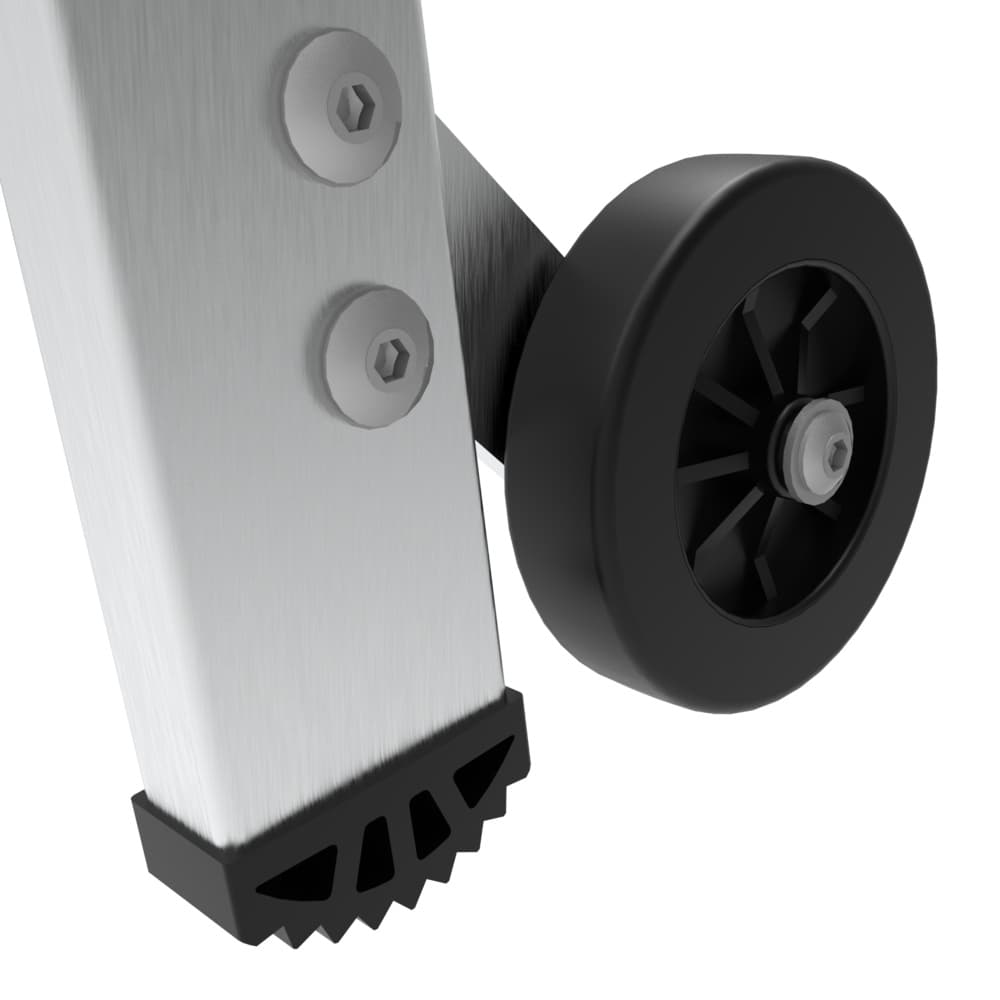 Kit 2 roues Ø 100mm en option