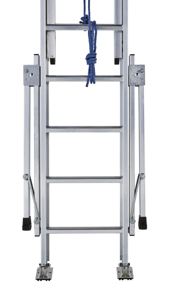 Stabilisateurs rabattables pour le stockage