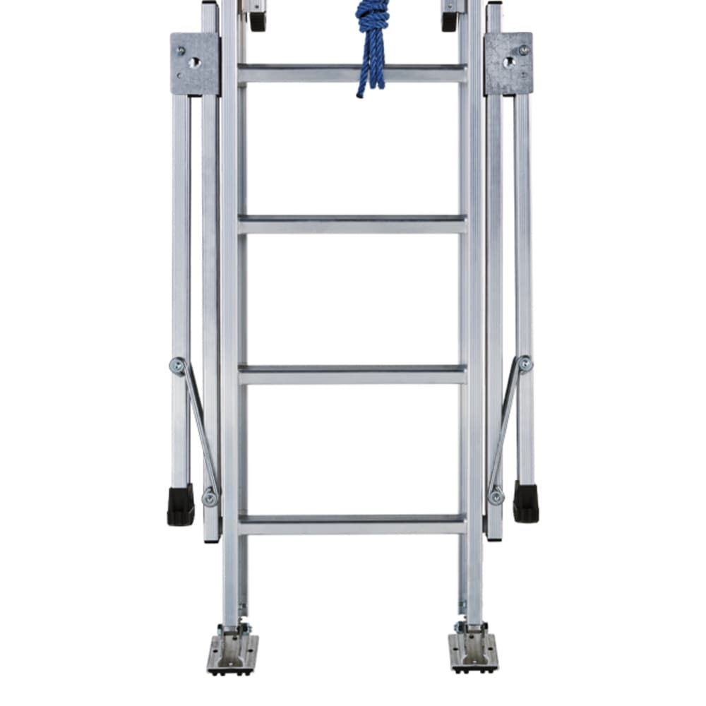 Stabilisateurs rabattables pour le stockage