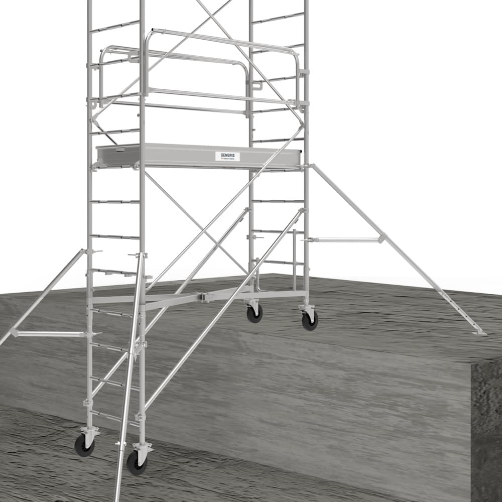 Montage en escalier possible avec ajout d’un kit additionnel.