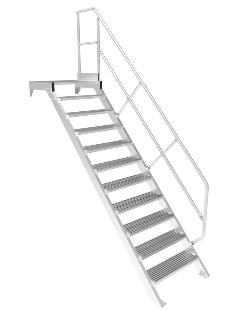 Escaliers avec plate-forme 45°