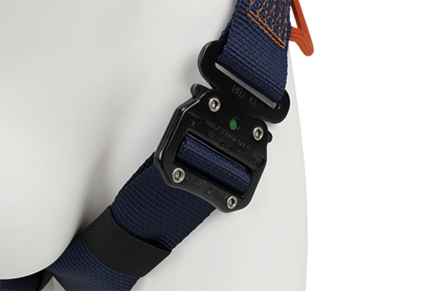 Boucles de réglage automatique des épaules et cuisses avec témoin de fermeture